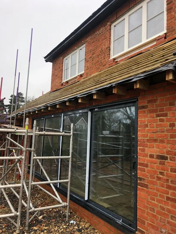 TPC Bespoke exterior window installation and brickwork
